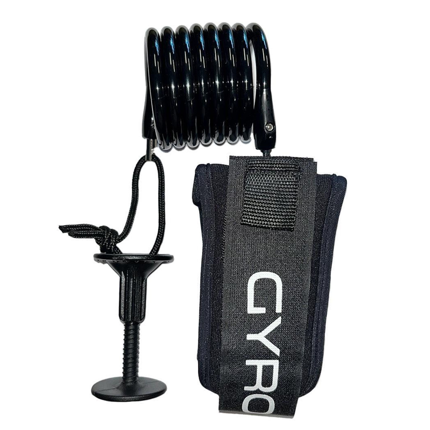 Gyroll Bodyboard Bicep Leash - Black