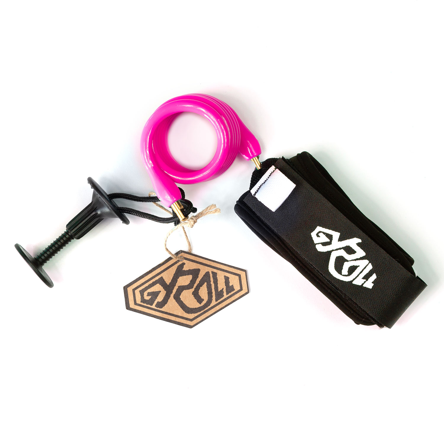 MS GYROLL BICEP FLURO PINK