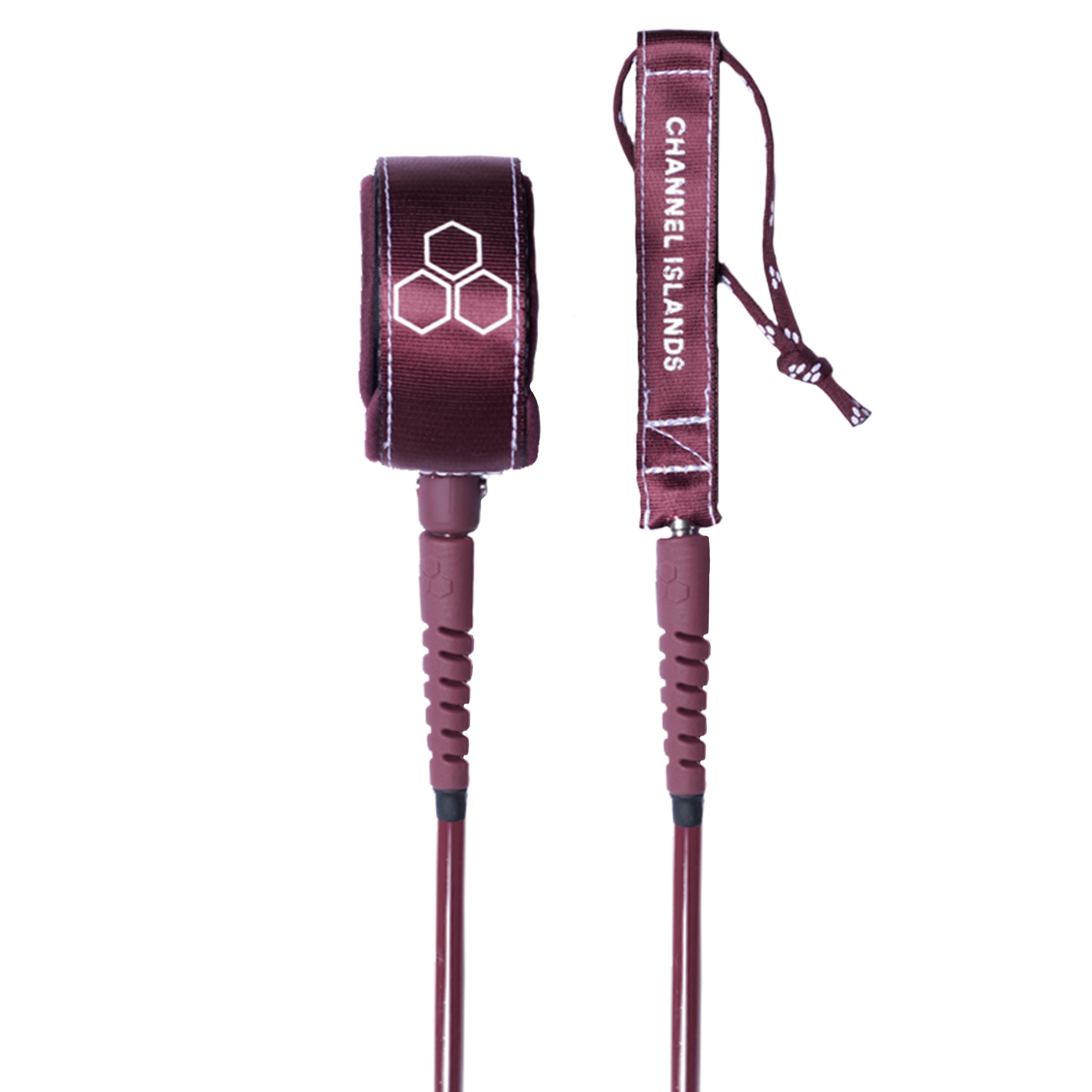 6.0 Michael February Everyday Leash - Merlot Ocean