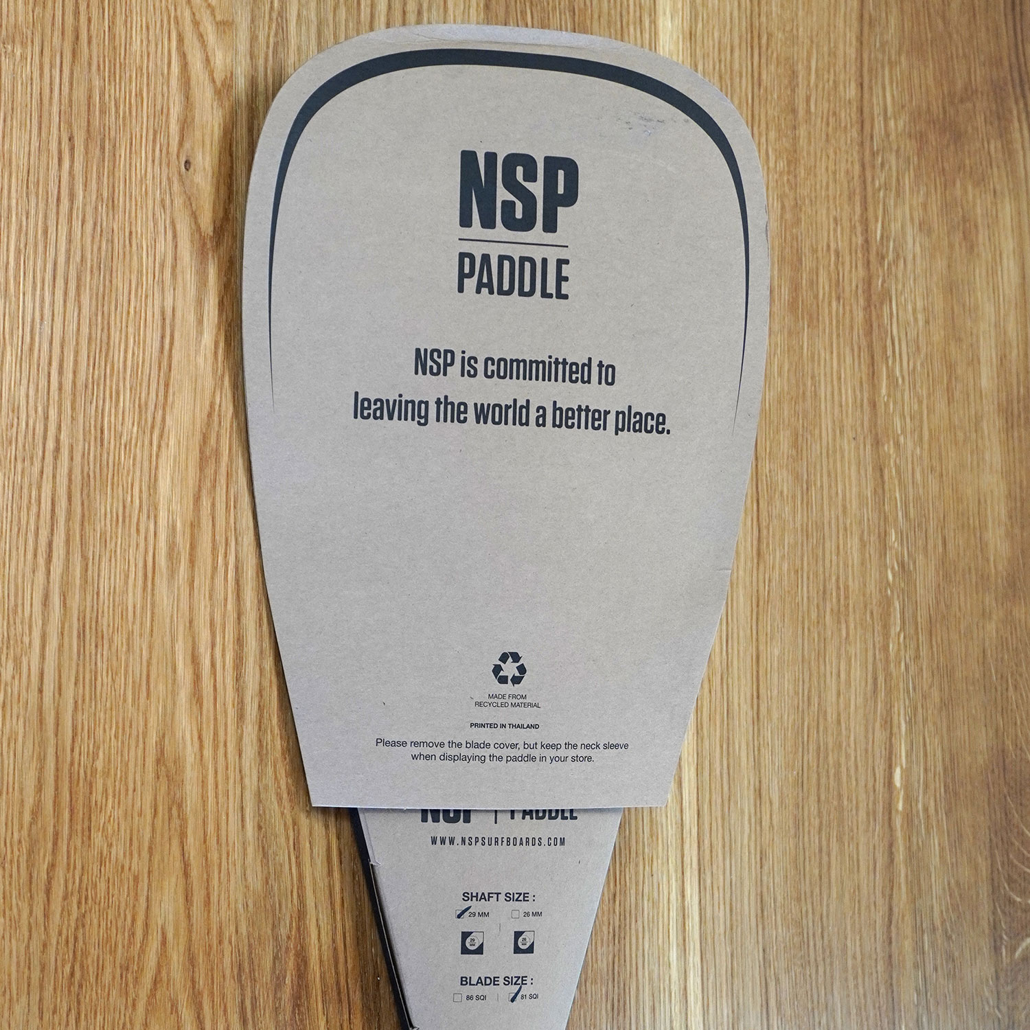 NSP Paddle Speedster 81 100% Carbon Fix -29mm - Image 12