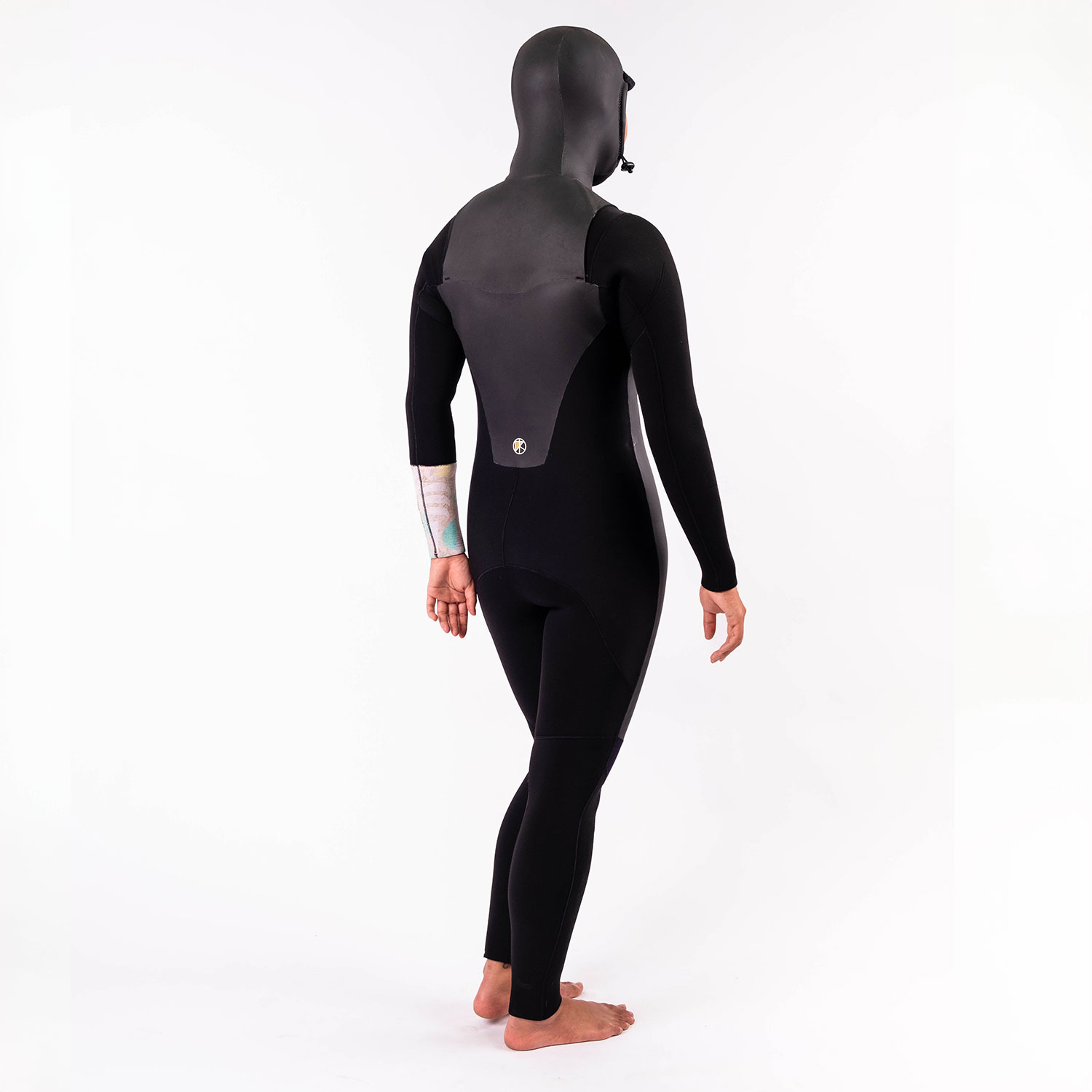 5/4mm Kassia Surf La Luna Chest Zip Hooded Wetsuit - Image 2