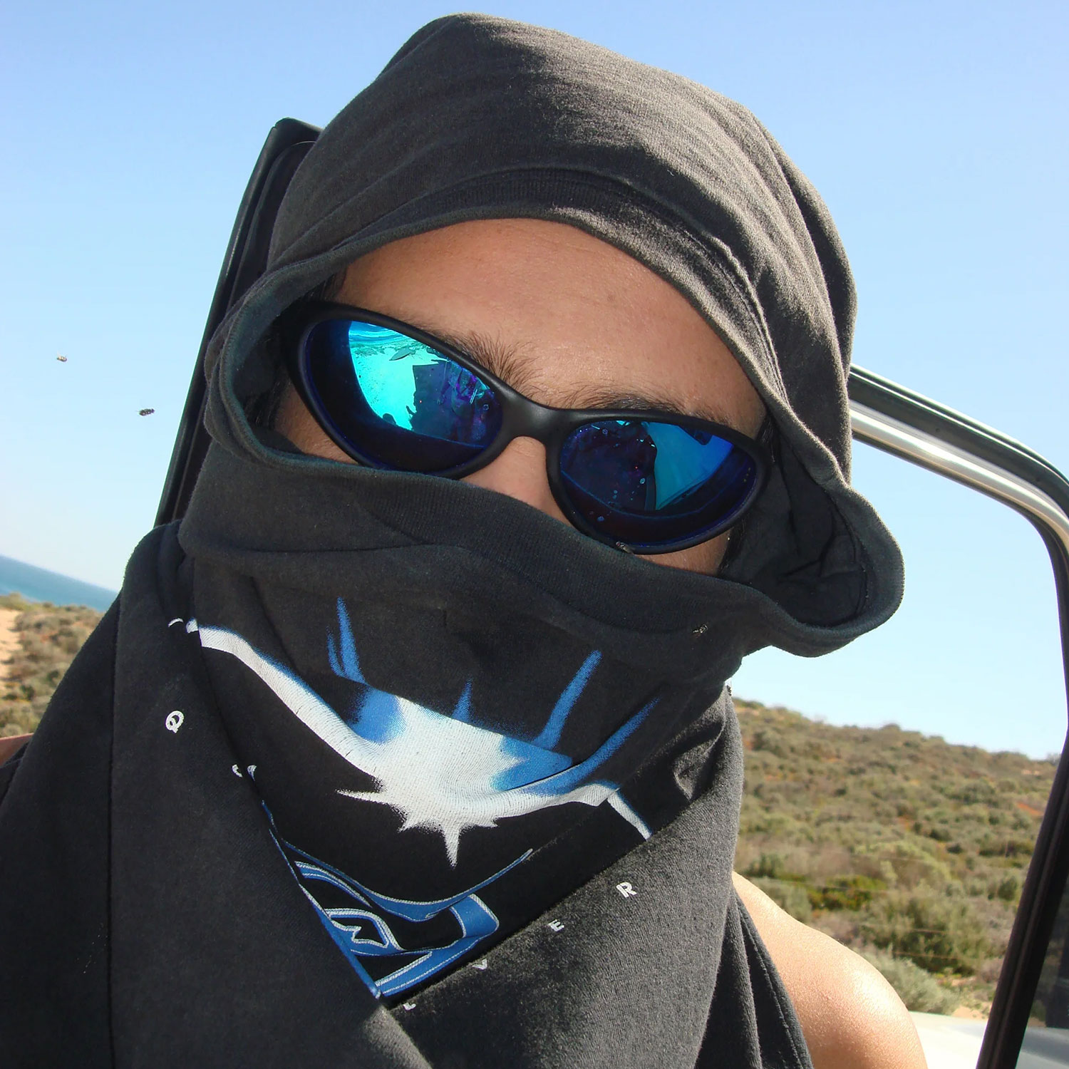 Ritual - Morphine - Matte Black / Blue Reflective Polarised - Image 8